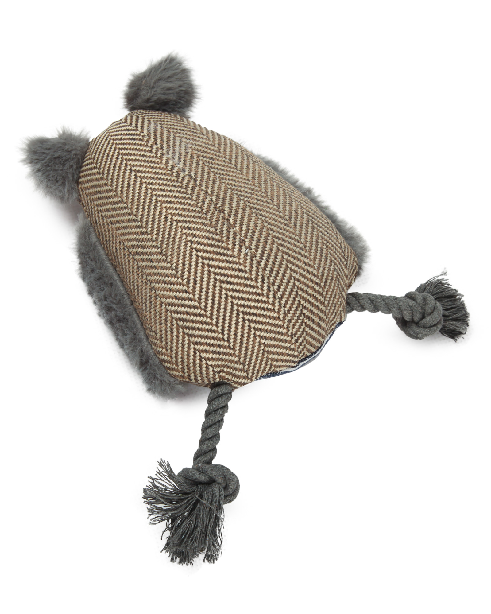 Игрушка для собак Barbaks Сова Капитолина мягкая с пищалкой шуршит 22*10см - фото 6