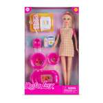 Кукла модельная Defa Lucy Беременная с аксессуарами высота 28 см