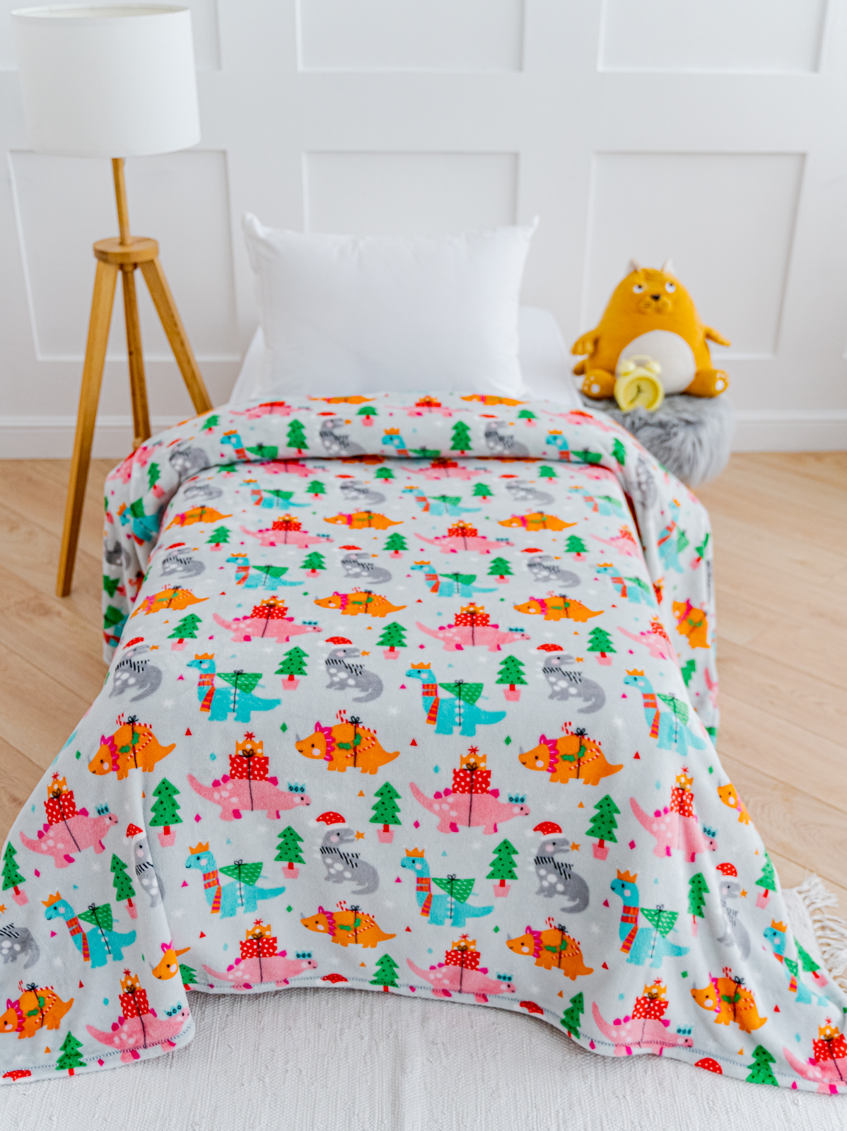 Плед Павлинка Аэро Софт Динозаврики 100 x 150 см велсофт - фото 4