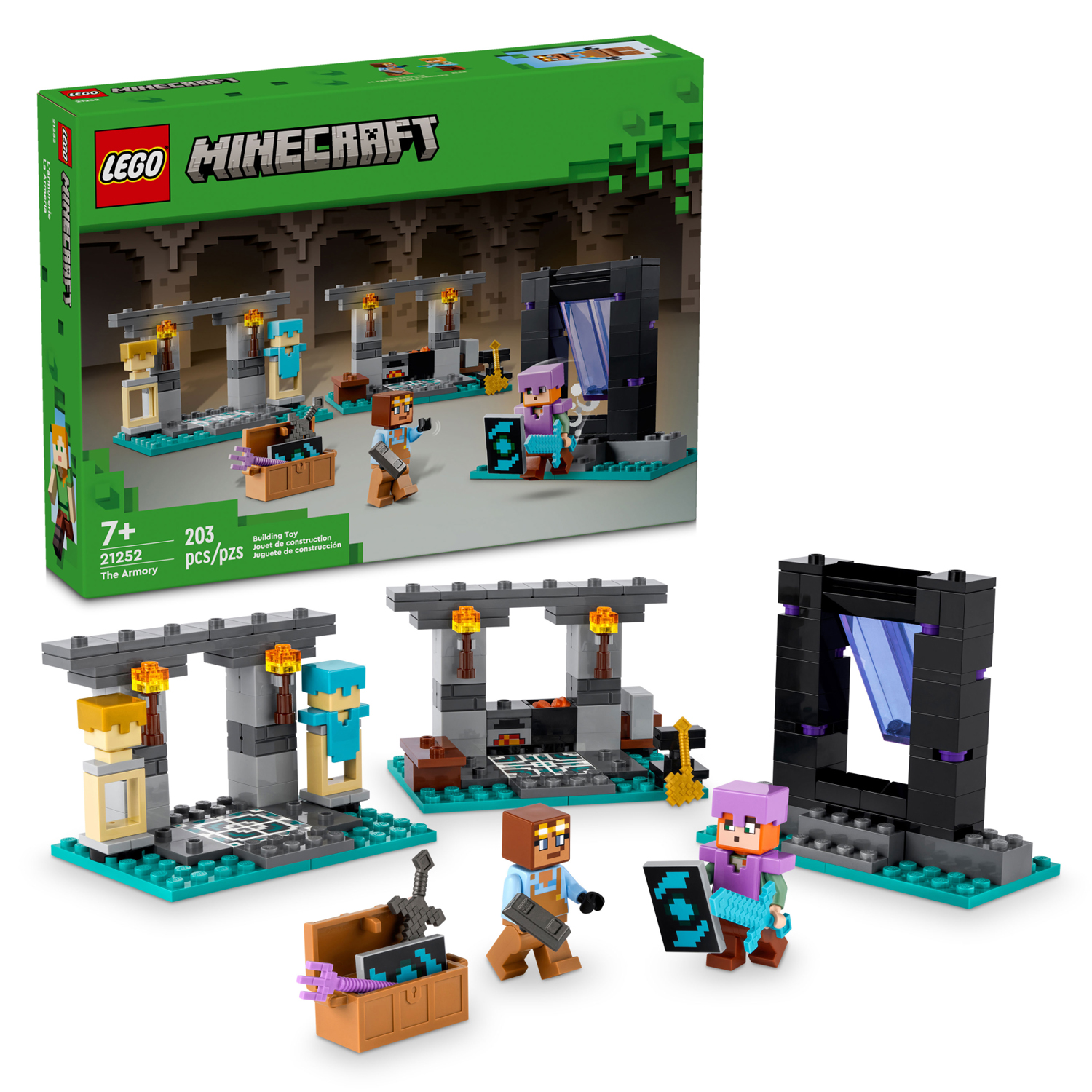 Конструктор LEGO Minecraft Оружейная палата - фото 1