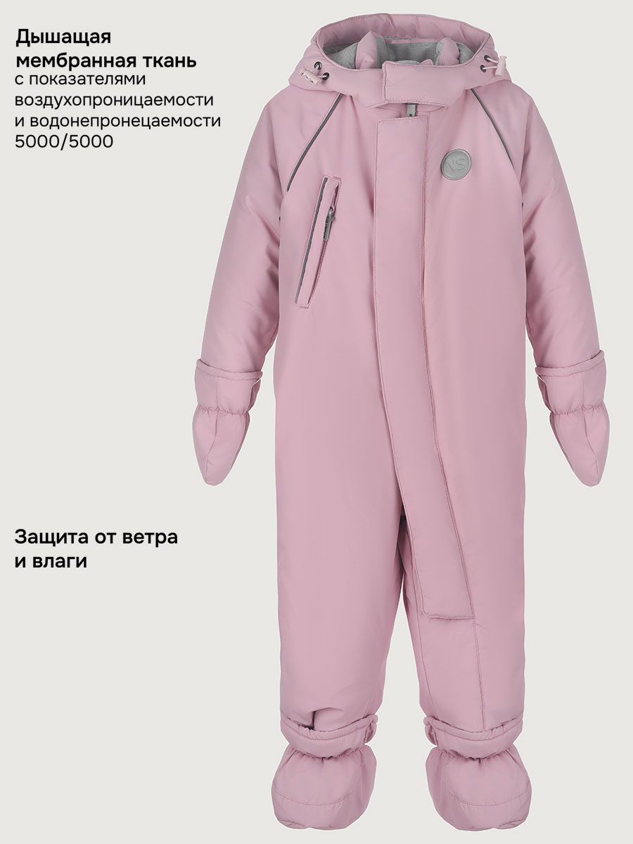 Комбинезон NIKASTYLE 8з0125 пудра - фото 3