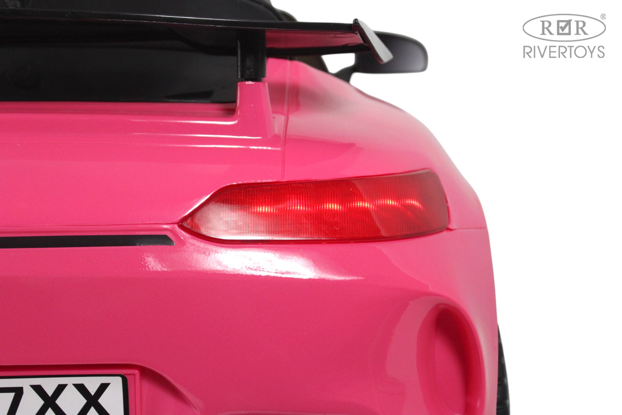 Электромобиль RIVERTOYS Mercedes X777XX-AMG-PINK-GLANEC С пультом ДУ - фото 5