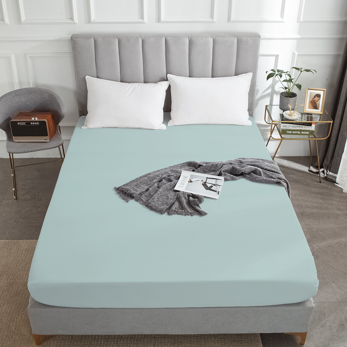 Простыня Monocolor 90 x 200 см на резинке 1 шт. - фото 3