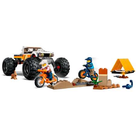 Конструктор LEGO City Приключения внедорожника блочный
