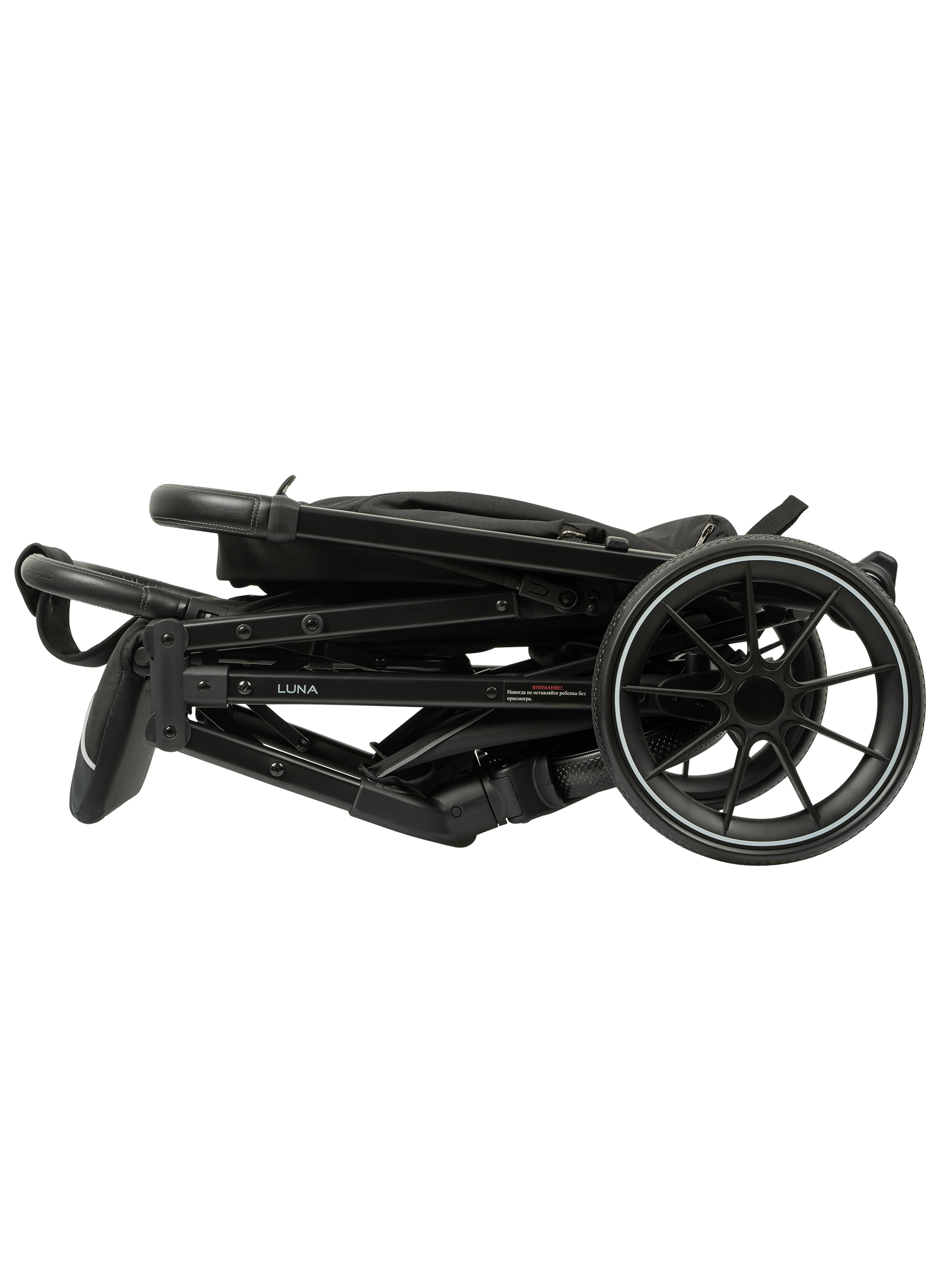 Коляска прогулочная JOVOLA LUNA черный - фото 22