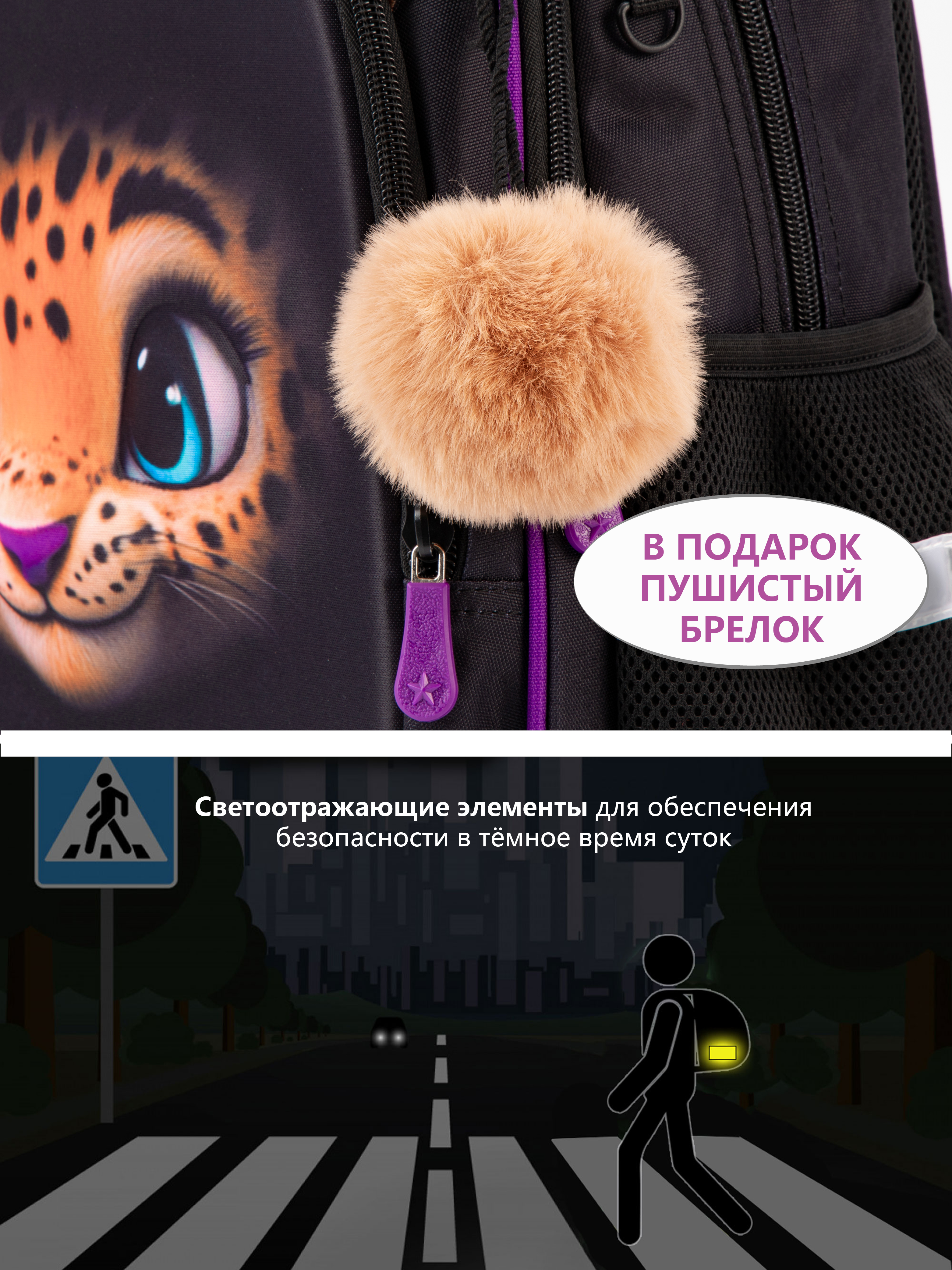 Рюкзак School Standard для девочки набор 8 в 1 - фото 9