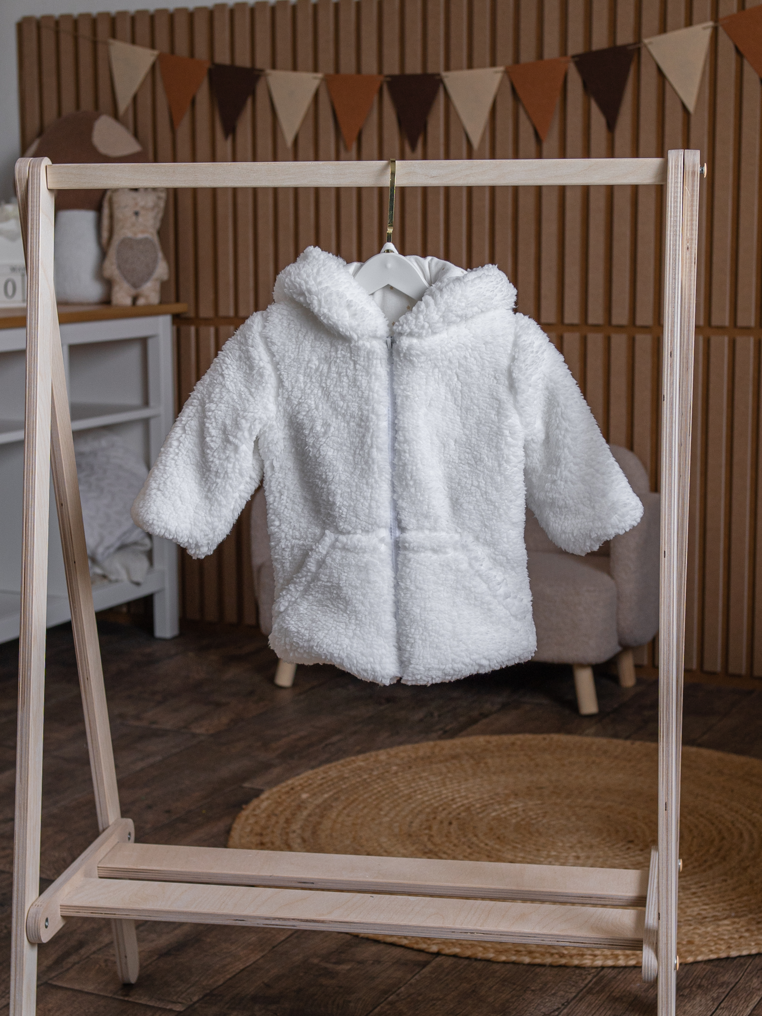 Куртка Timpuh teddy white sherpa - фото 8
