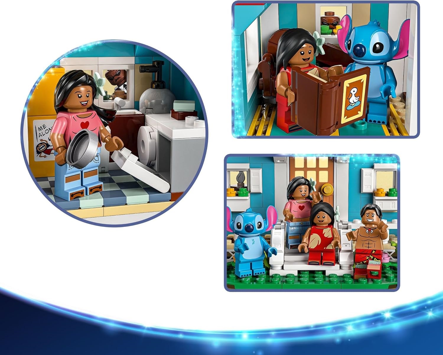 Конструктор LEGO Disney Лило и Стич домик на пляже 834 дет. - фото 4
