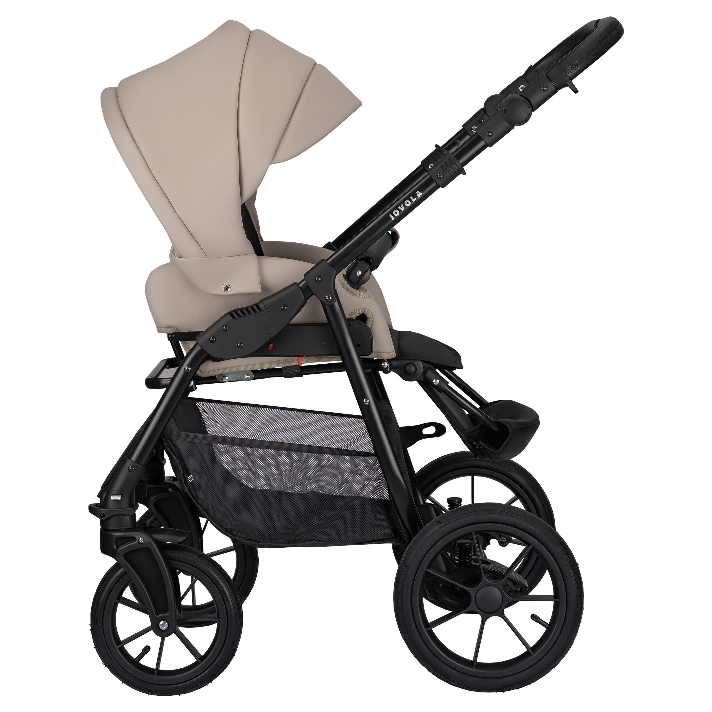 Коляска 2в1 JOVOLA Tessa Eco бежевый - фото 24