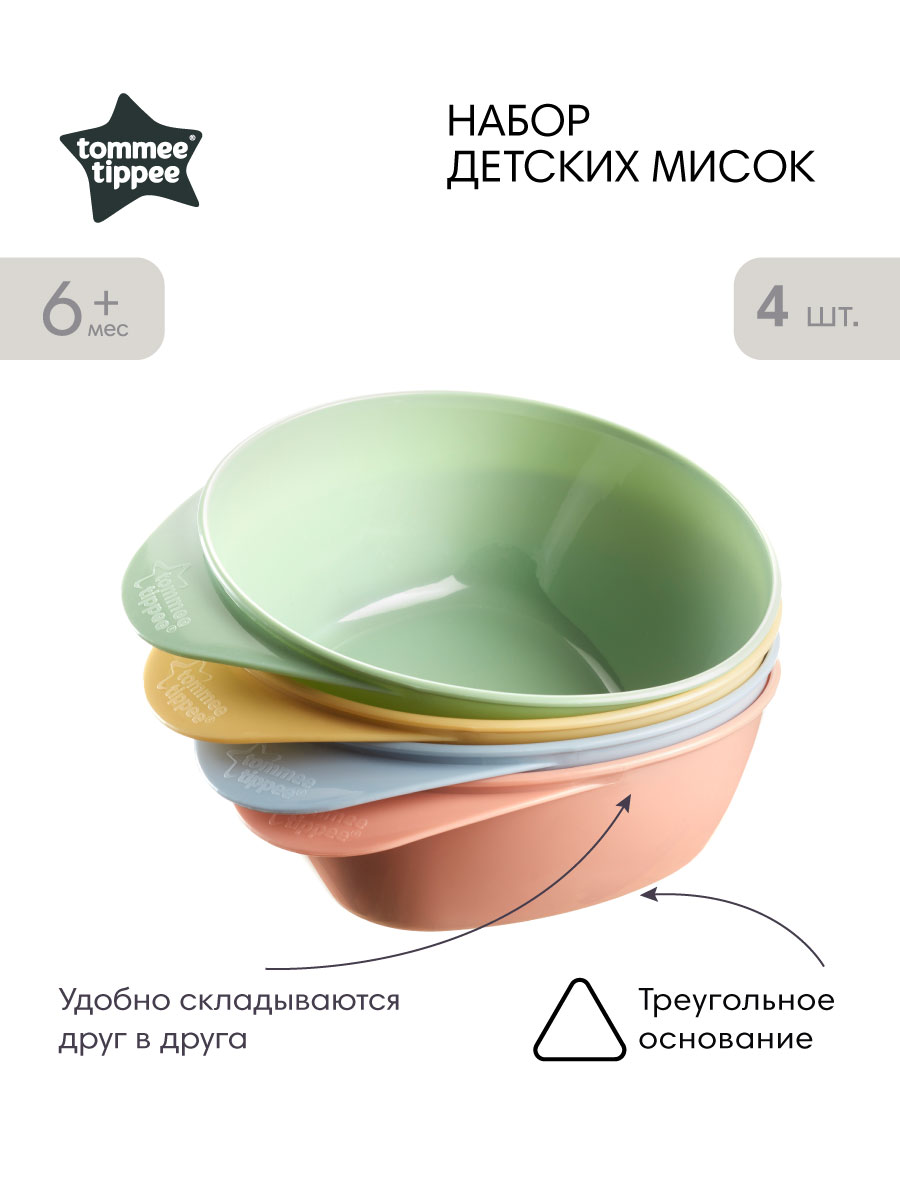 Тарелка Tommee tippee 4 предм. - фото 1