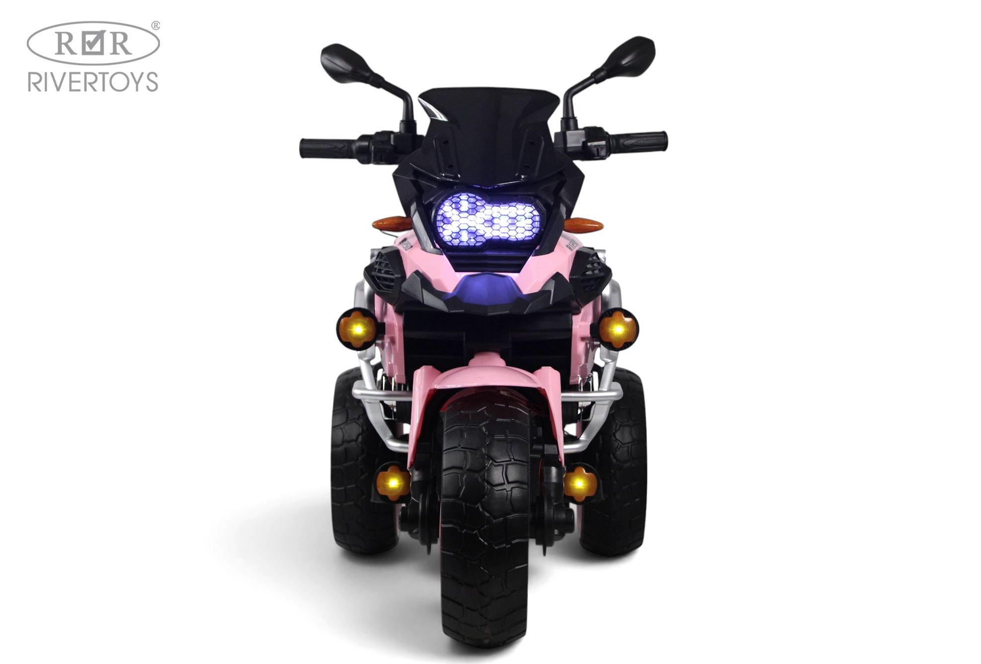 Электромобиль RIVERTOYS М008БХ-PINK - фото 2