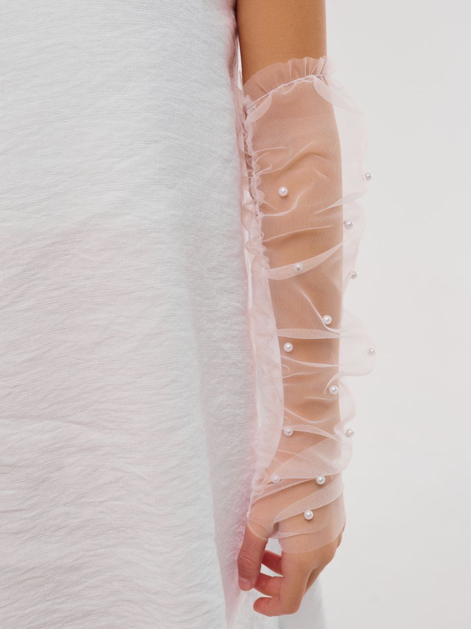 Митенки VasileKiss БелыеДетскиеМ - фото 10