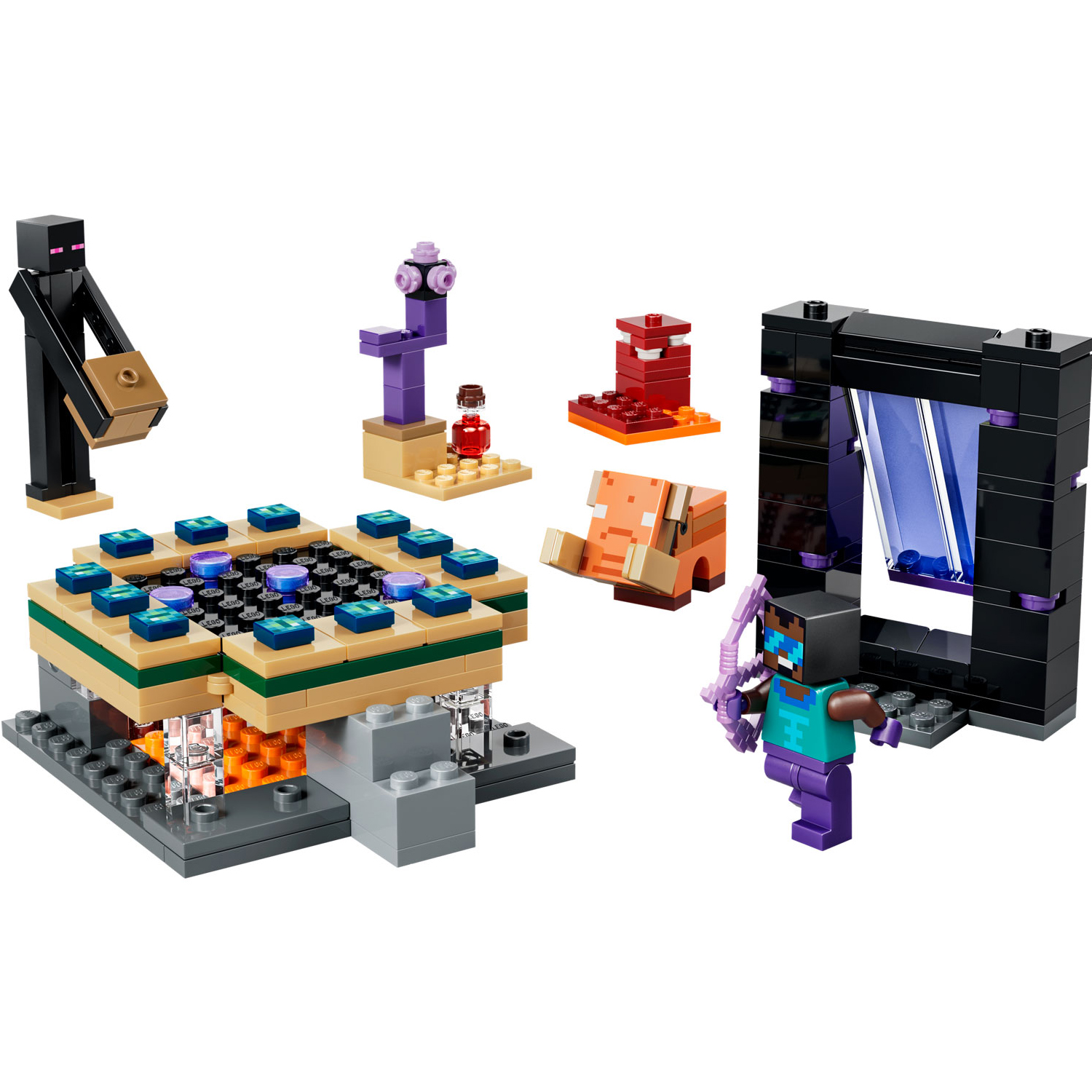 Конструктор LEGO Minecraft Путешествие к порталу Края 192 дет. - фото 4