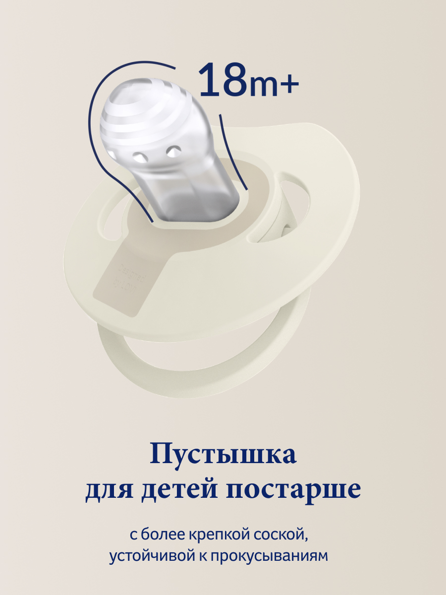 Пустышка LOVI силикон анатомическая от 0 мес. 1 шт. - фото 5
