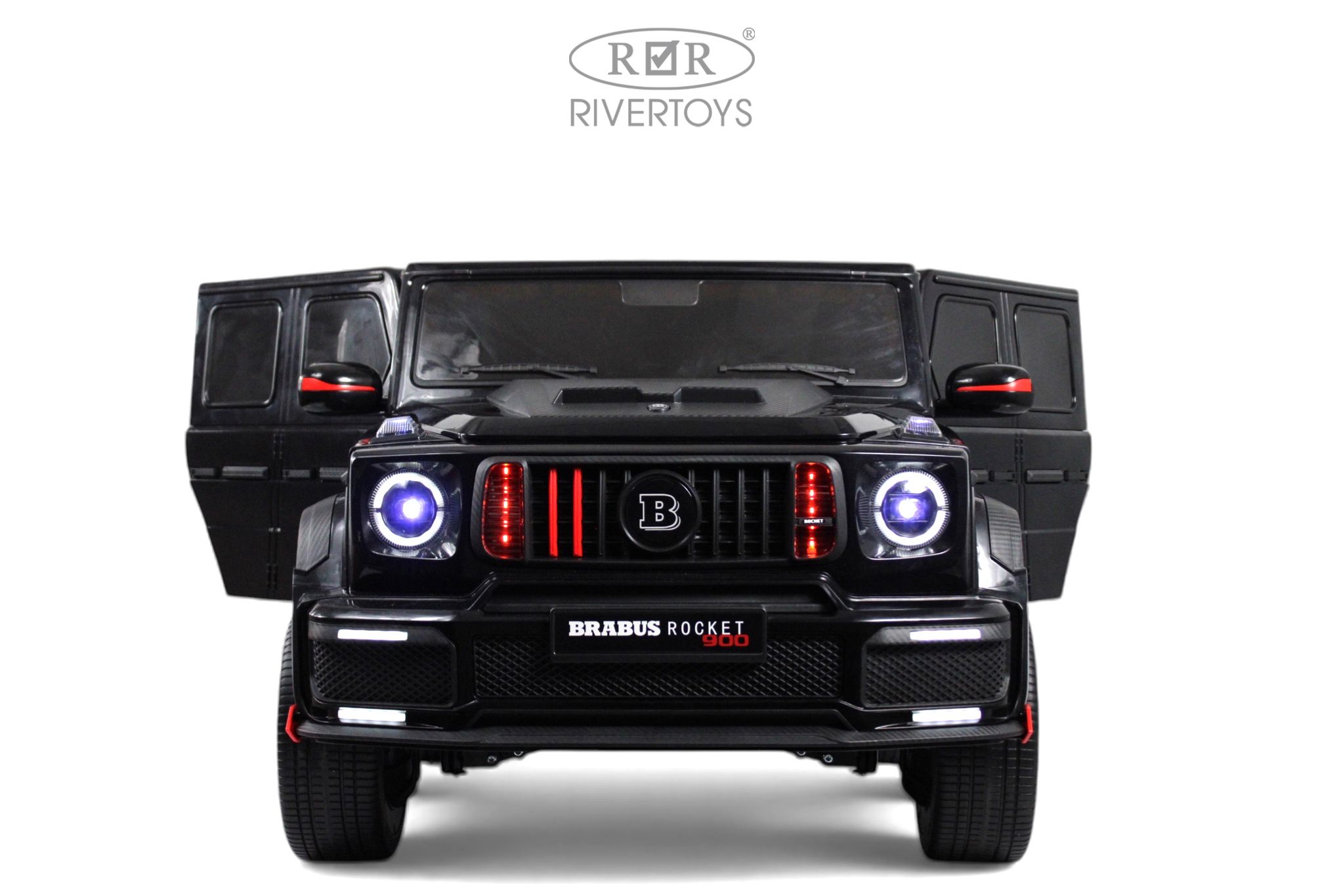 Электромобиль RIVERTOYS Z888ZZ-P-BLACK С пультом ДУ - фото 1