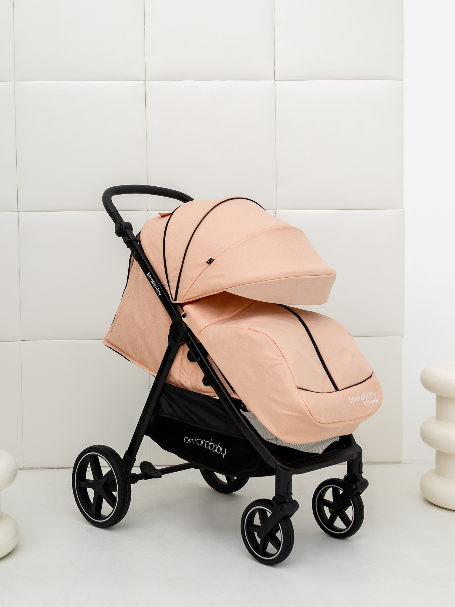 Коляска прогулочная Amarobaby StrollinJoy - фото 23