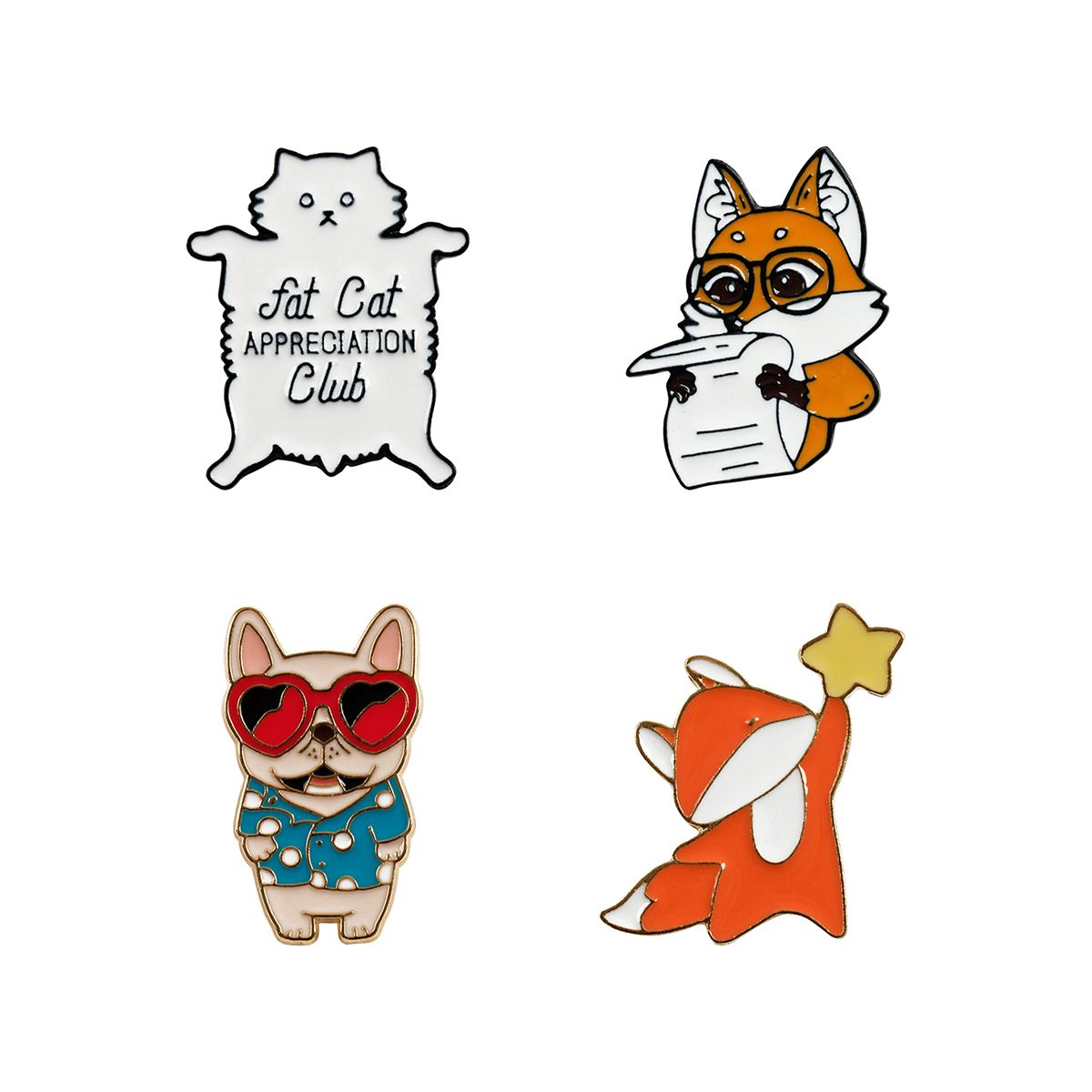Значок Meshu Funny company 4 шт. - фото 7