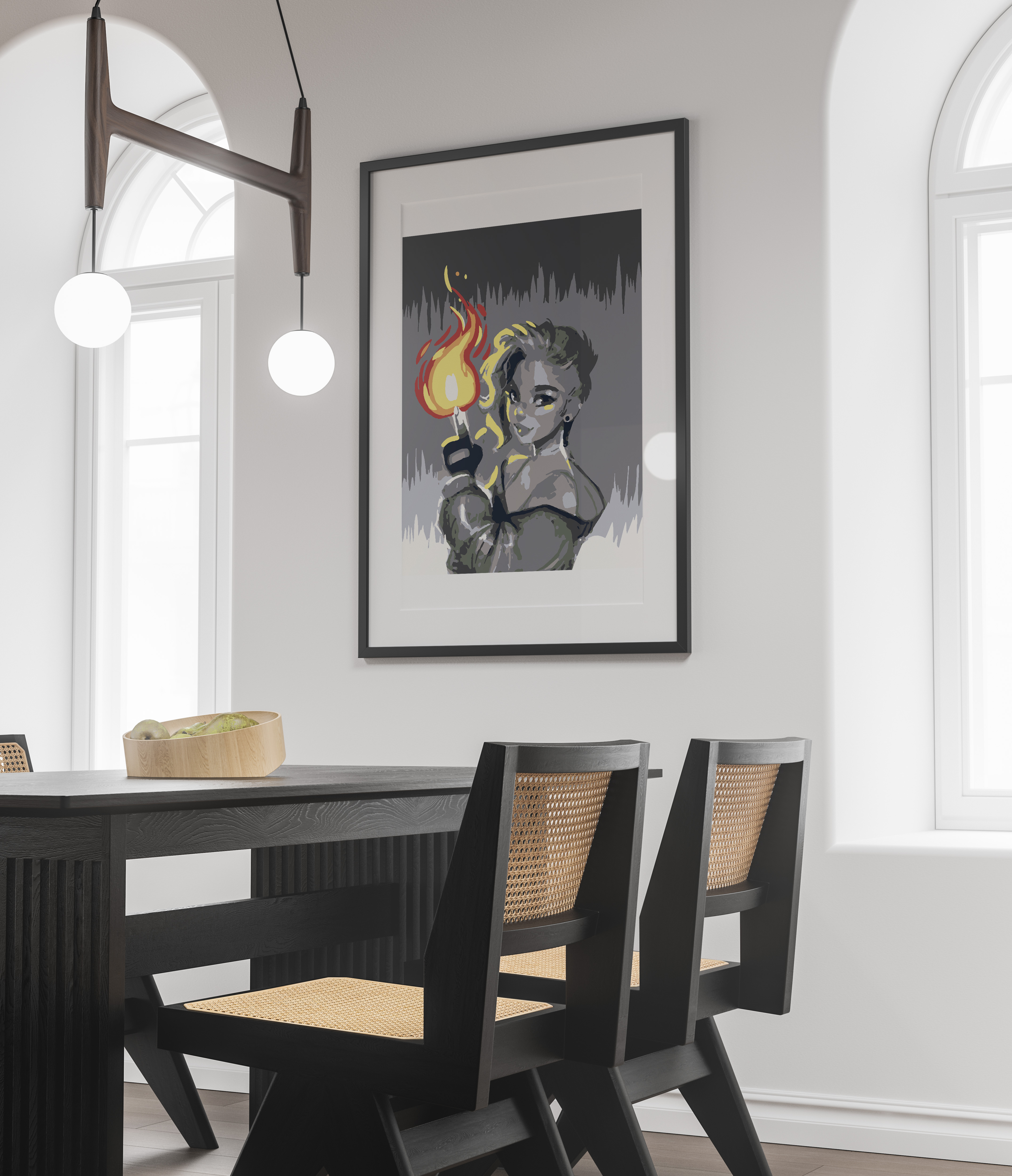 Картина по номерам Selfica Огонёк - фото 2