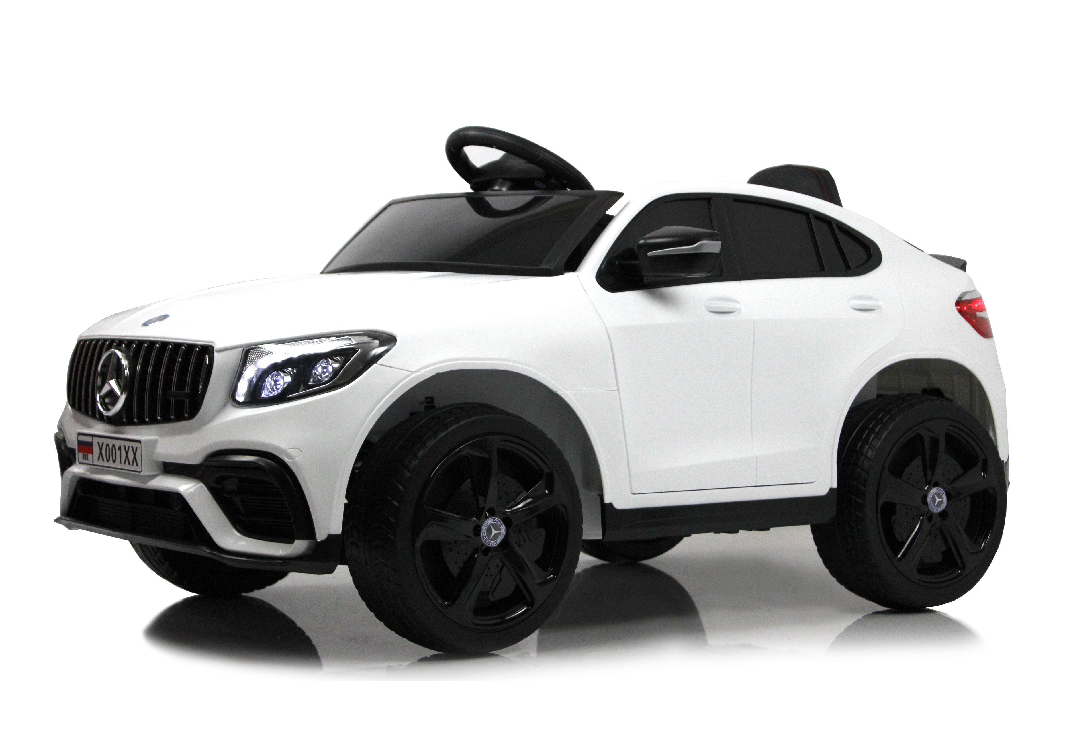 Электромобиль RIVERTOYS Mercedes X001XX-WHITE С пультом ДУ - фото 4