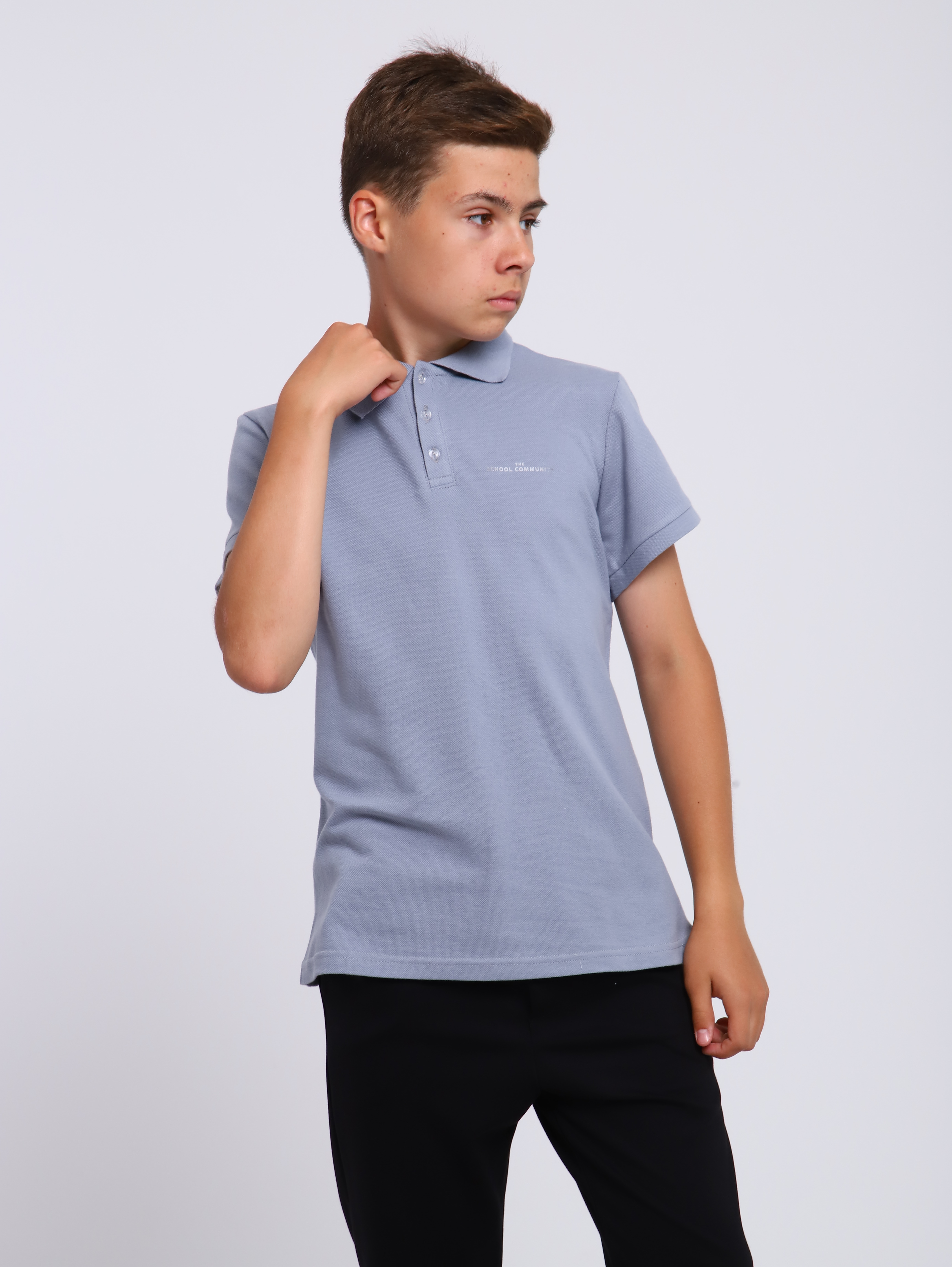 Поло ЛАДОШКИ Рубашка Михаил серый - фото 1