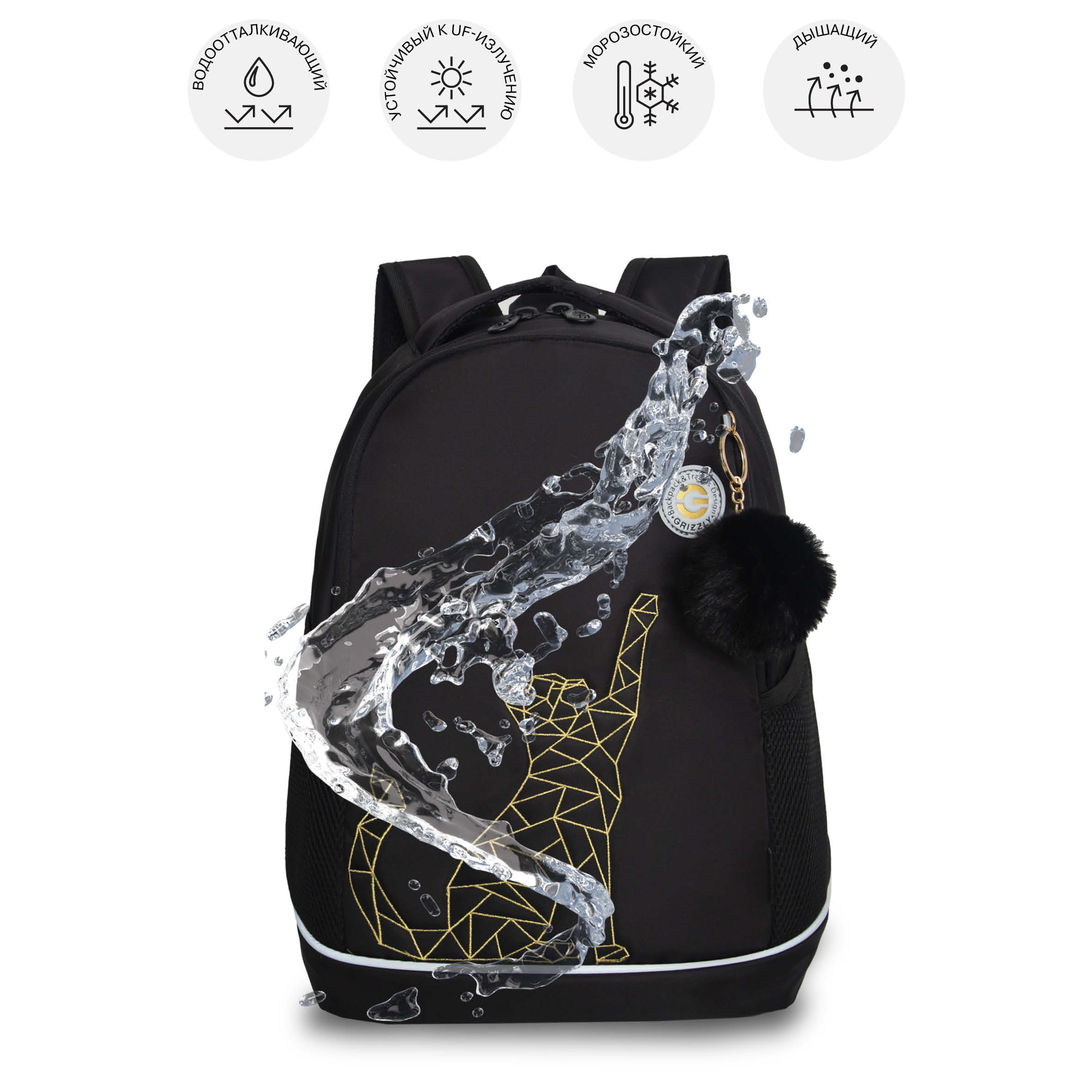 Рюкзак Grizzly для девочки - фото 10