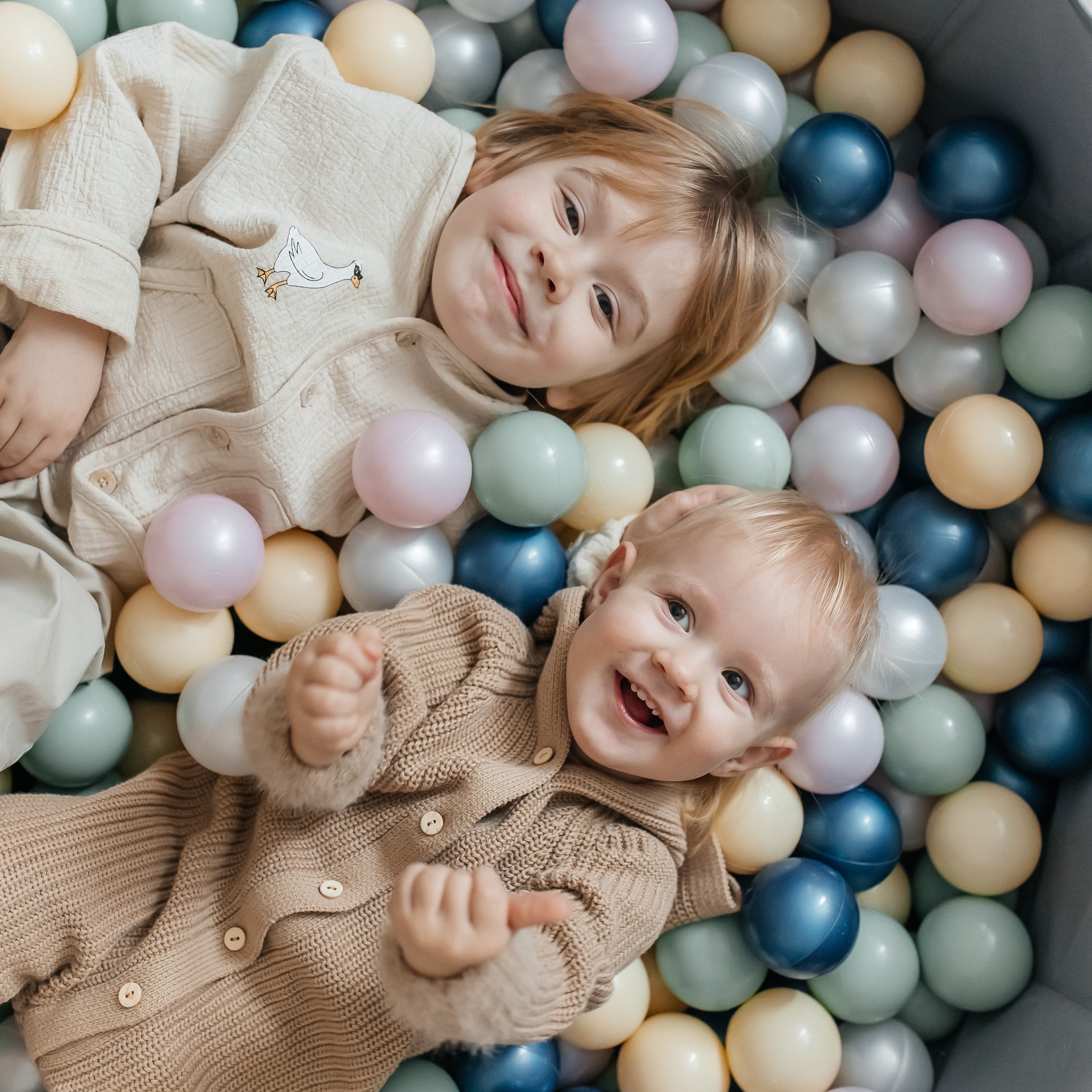 Детский сухой бассейн UNIX Kids Moon + 150 шариков - фото 24