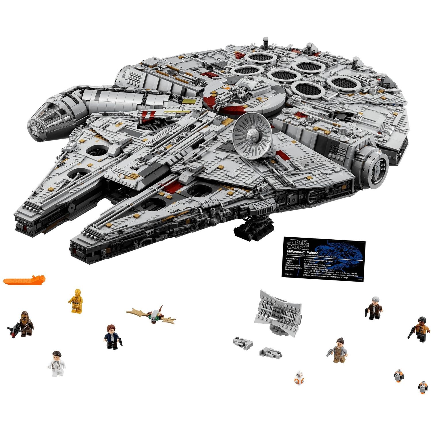 Конструктор LEGO Star Wars Сокол Тысячелетия 7541 дет. - фото 1
