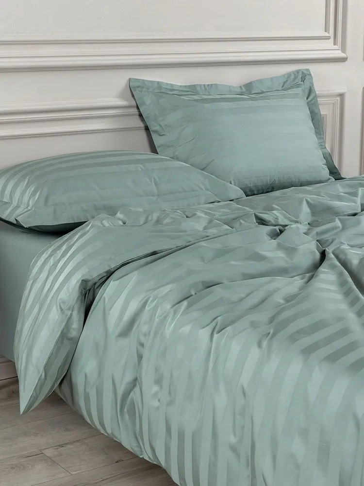 Комплект постельного белья Askona Comfort Stripe 3*3 2.0 евро 3 предм. - фото 2