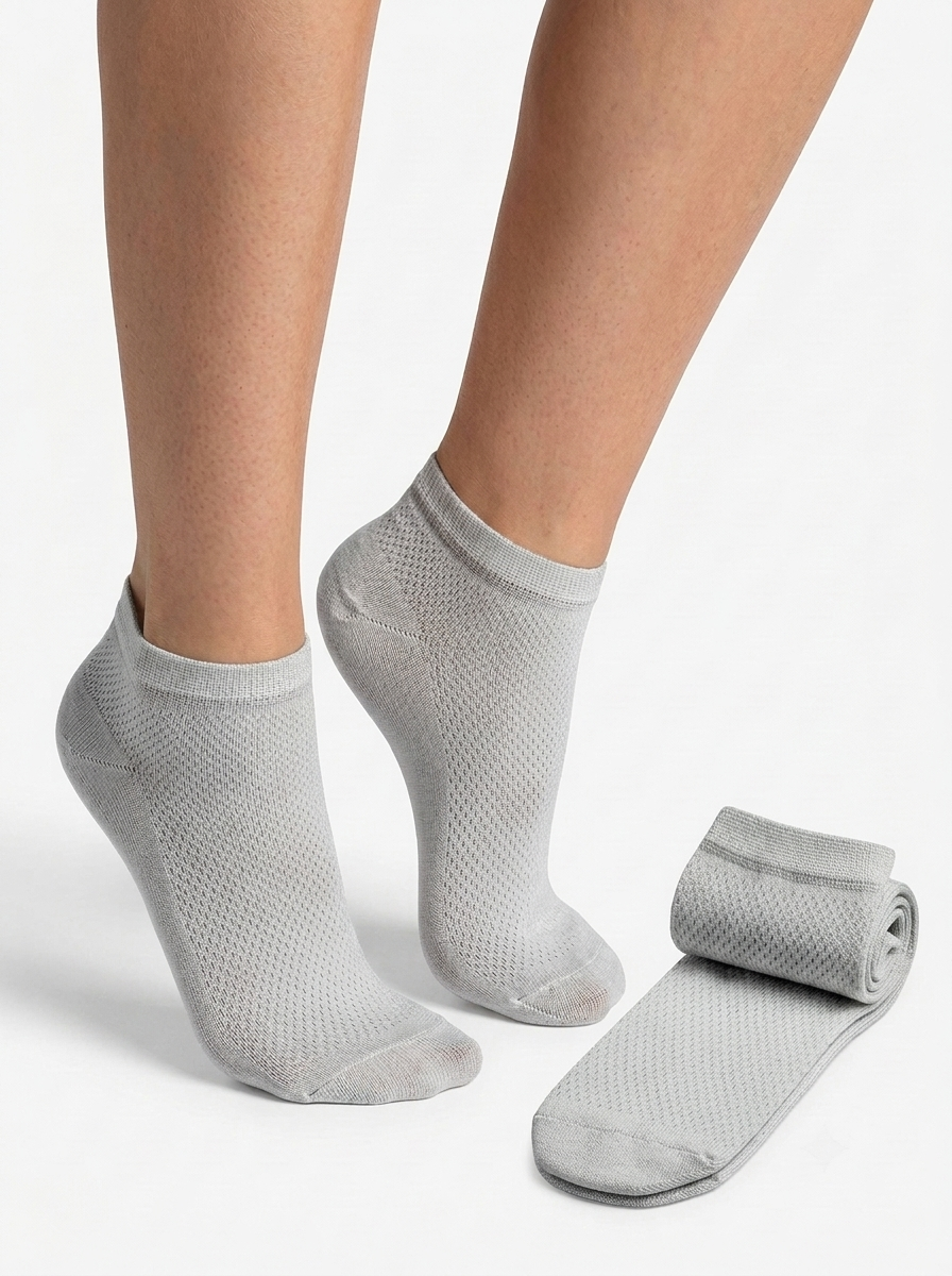 Носки 4 пары RuSocks Ж-1520 _(ДМ)_светло-серый_4_пары - фото 1