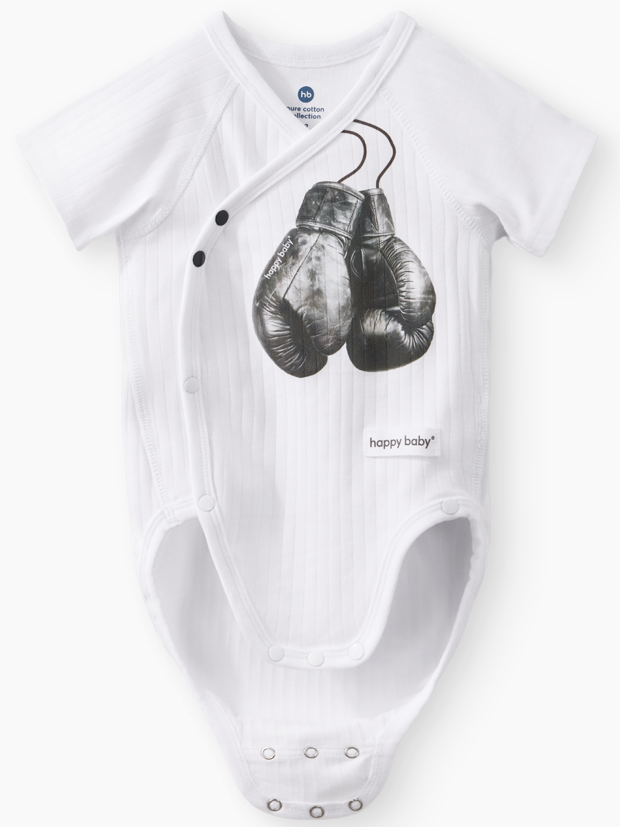 Боди 2 шт Happy Baby 90154-0_black-white - фото 7