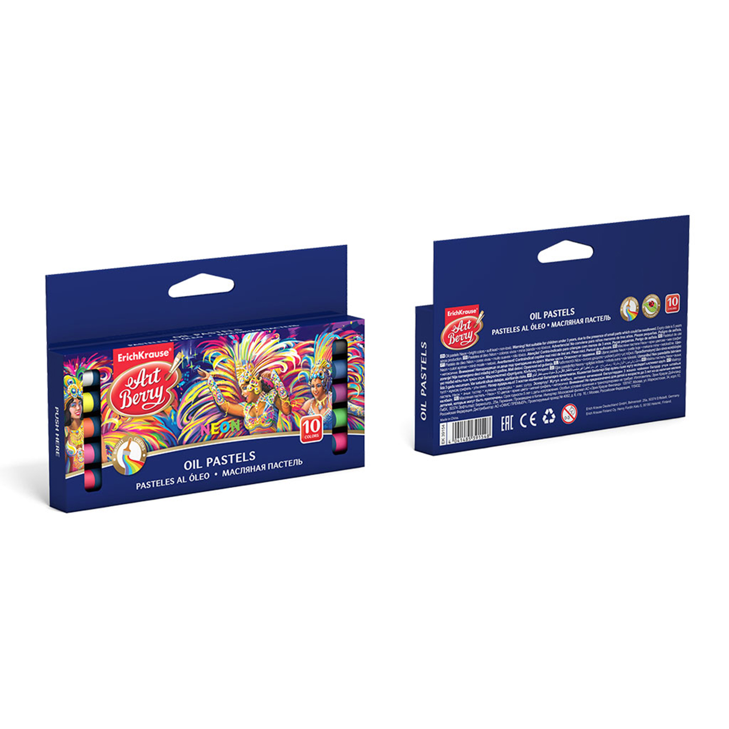 Пастель масляная ErichKrause 8 шт. - фото 2