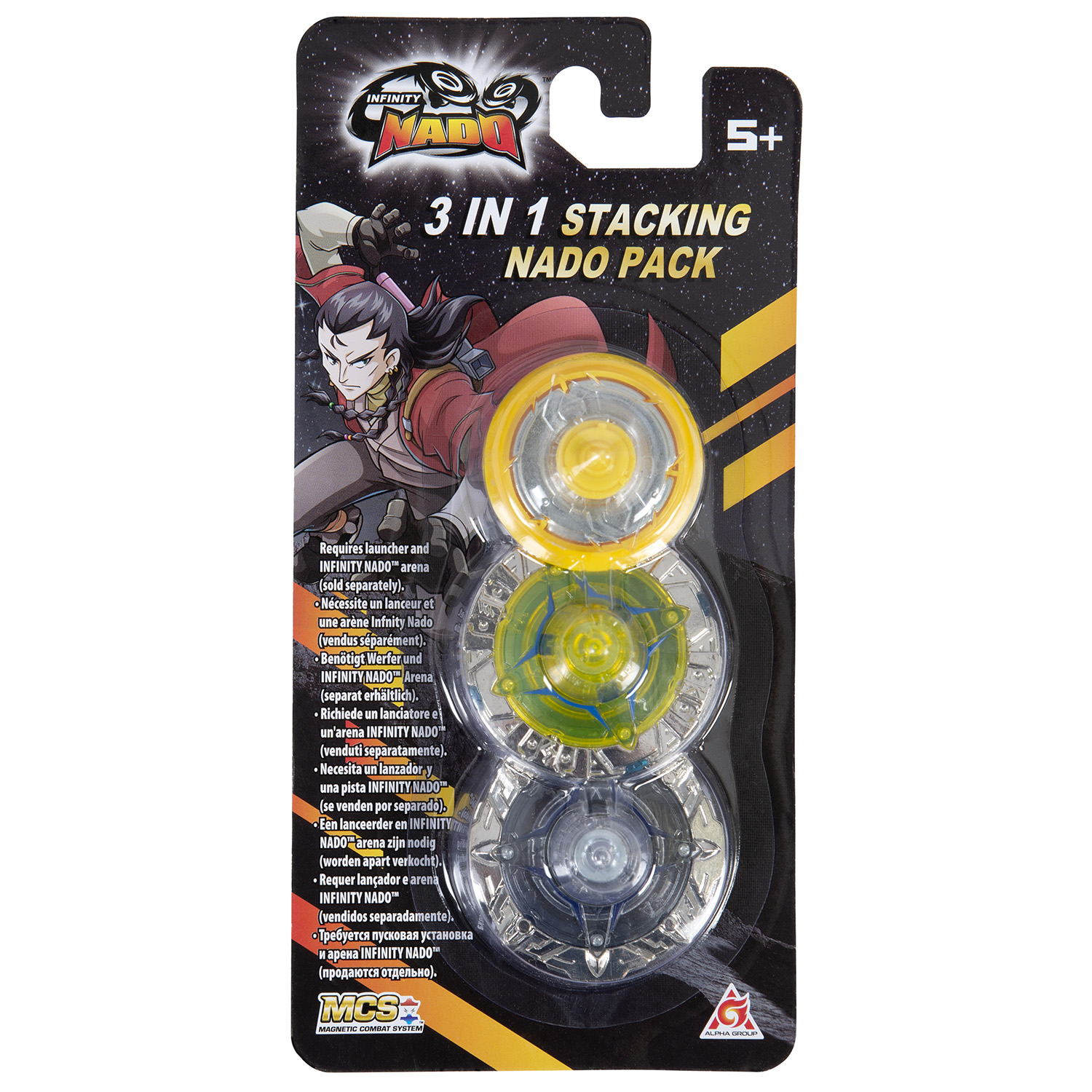 Игровой набор Infinity Nado Волчок Стакинг Fire Hammer - фото 2