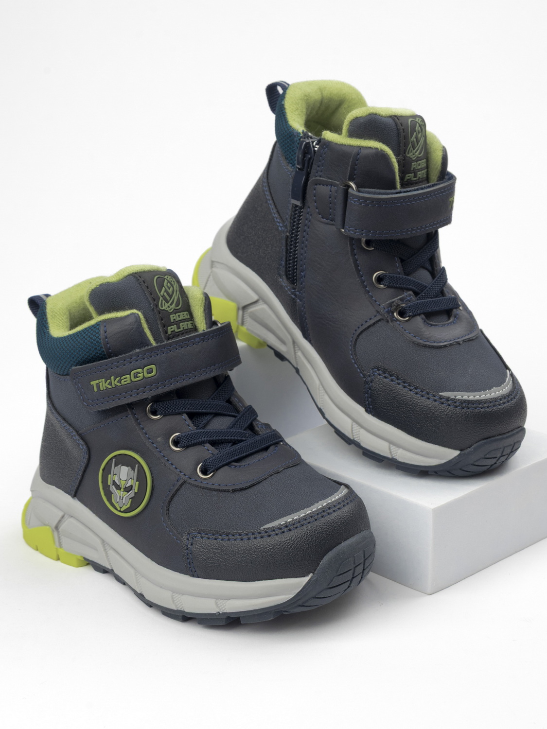 Изображение товара Ботинки TikkaGo демисезонные для мальчика - тёплые, водоотталкивающие