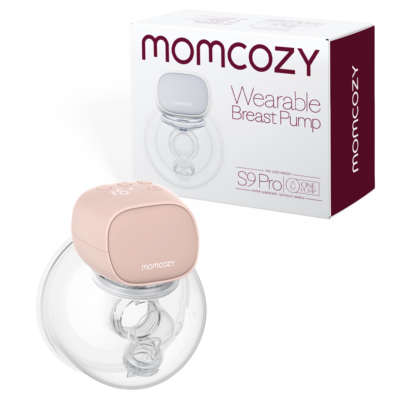 Молокоотсос электрический Momcozy S9Pro беспроводной портативный - фото 1