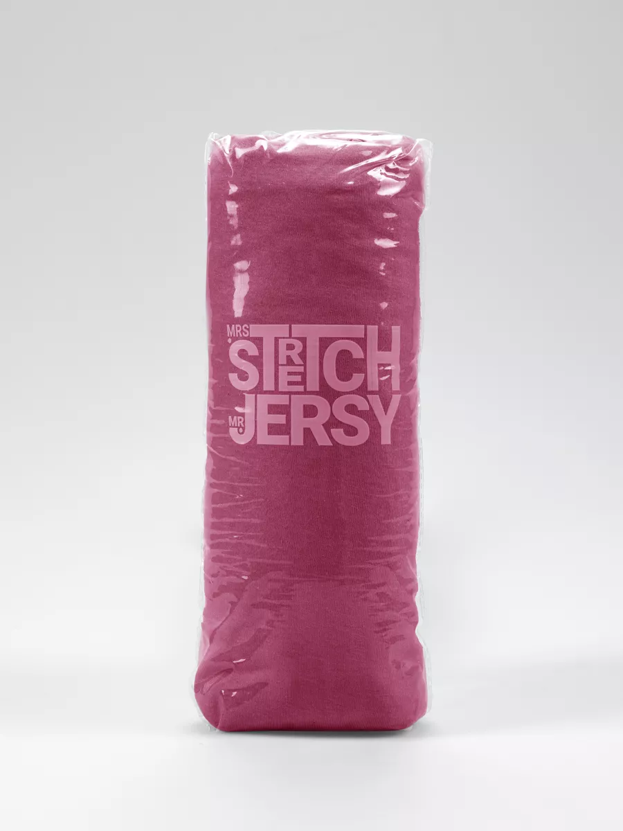 Простыня Mrs.Stretch Mr.Jersy Марсала 160 x 200 см на резинке - фото 6
