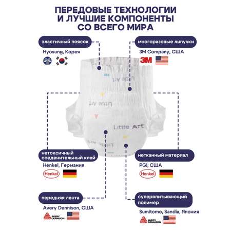Трусики Little Art L (9-12 кг) 21 шт.