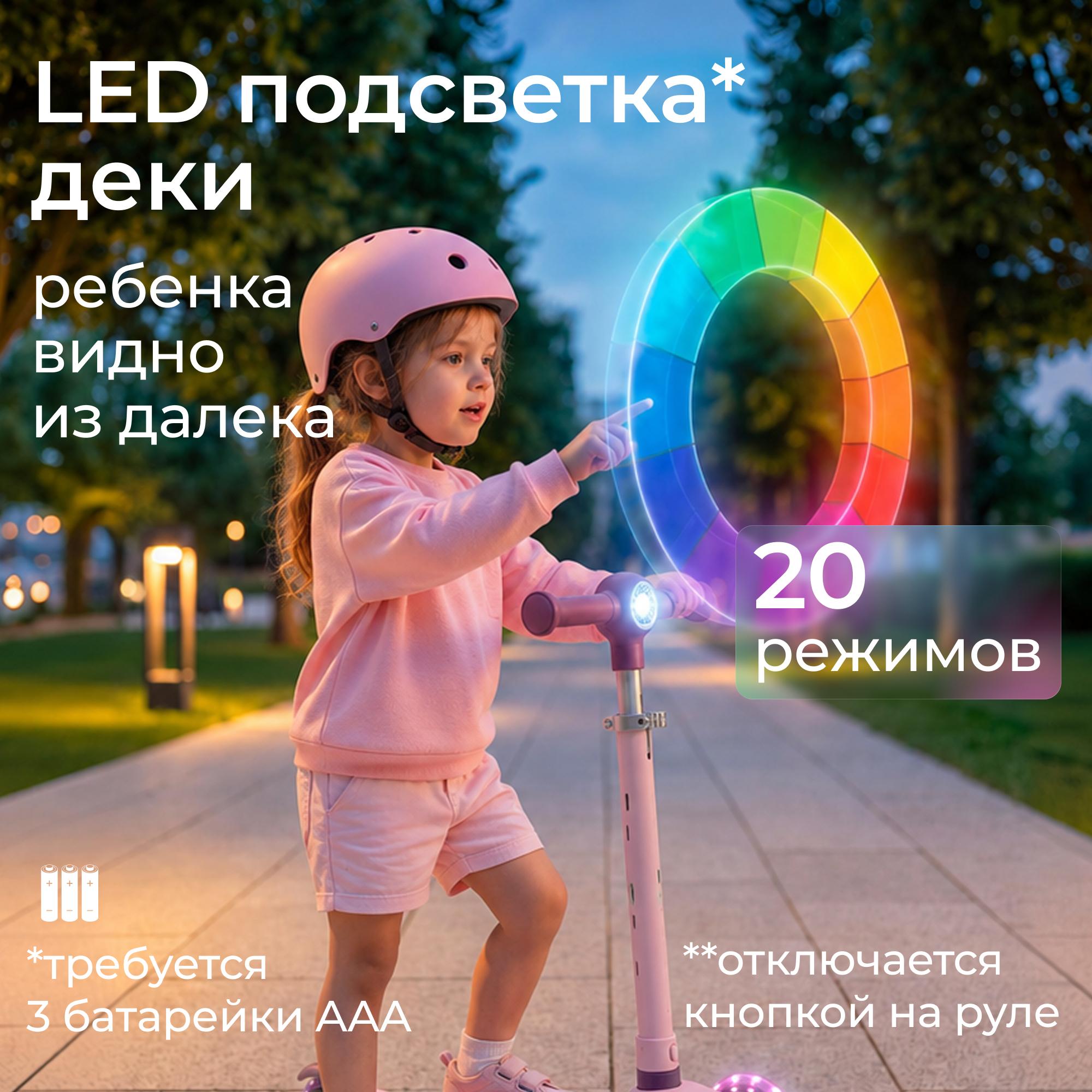 Самокат UNIX Kids трехколесный - фото 5