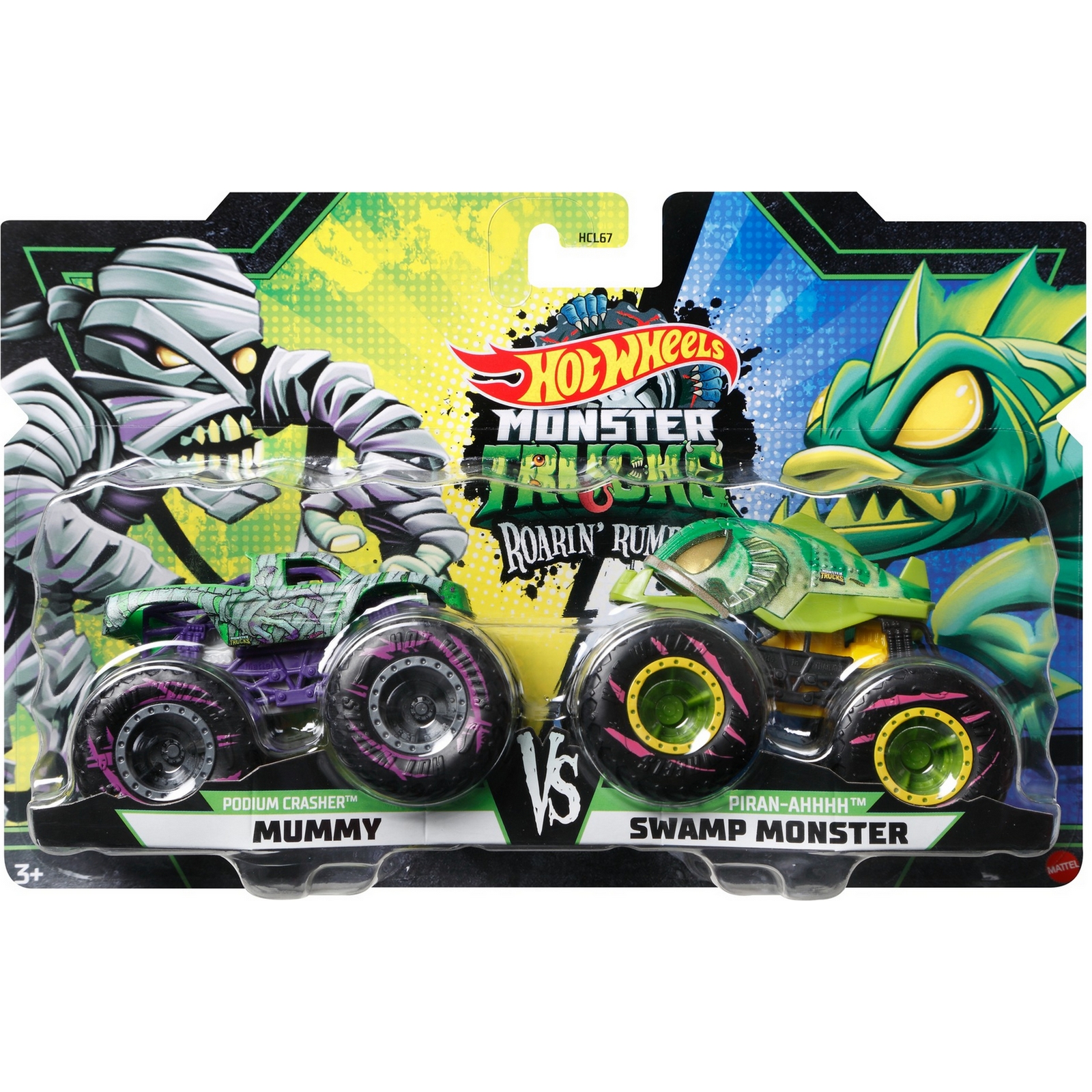 Набор машинок Hot Wheels Монстр-трак Драка банд 2шт в ассортименте HCL67 HCL67 - фото 26