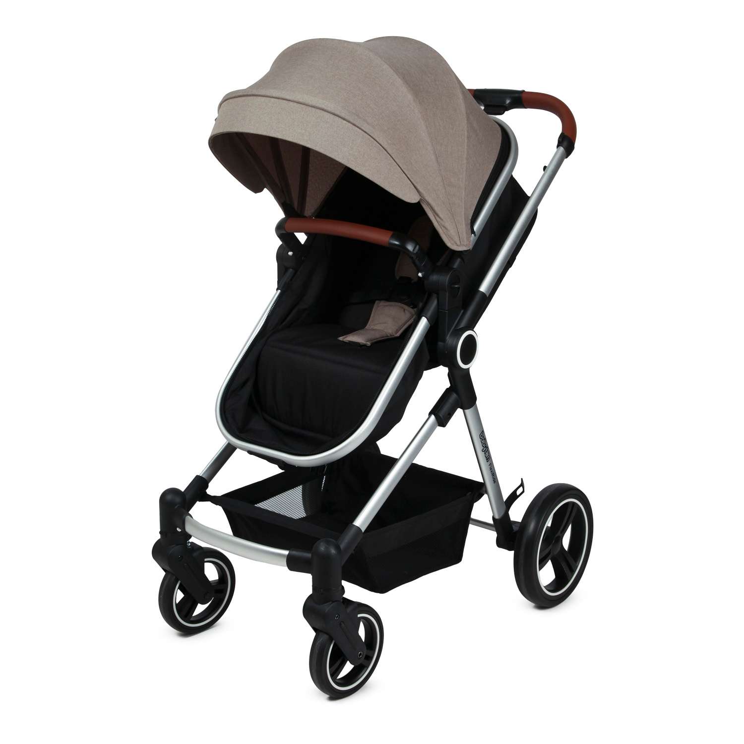 Коляска трансформер Babyton FlexiRide Black-Beige - фото 16