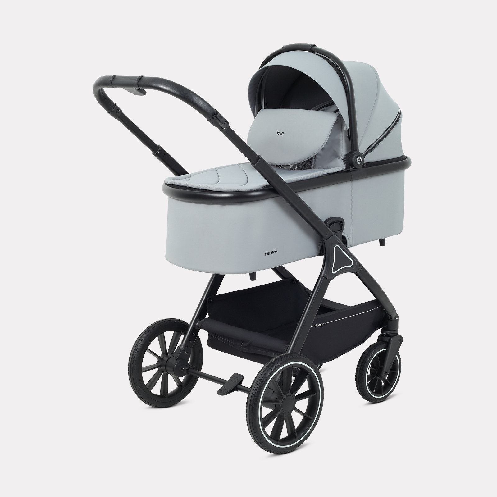 Коляска 2в1 Rant Basic Terra 2в1 серый - фото 2