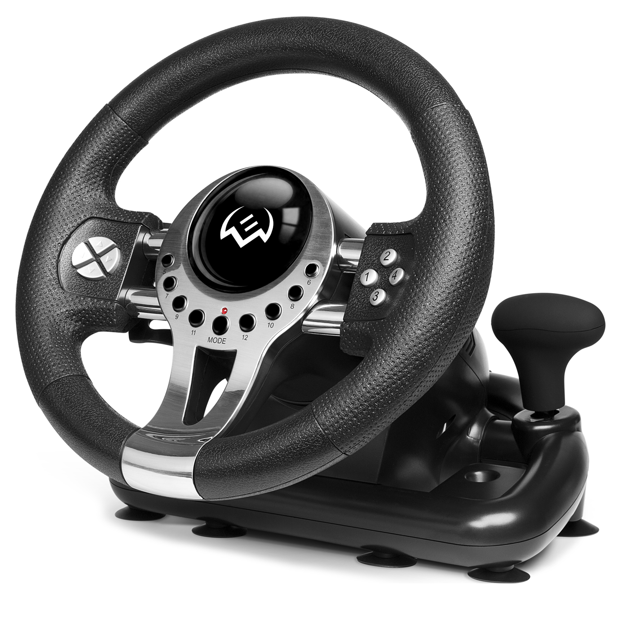 Игровой руль SVEN GC-W700 с педалями и рычагом переключения передач - фото 2