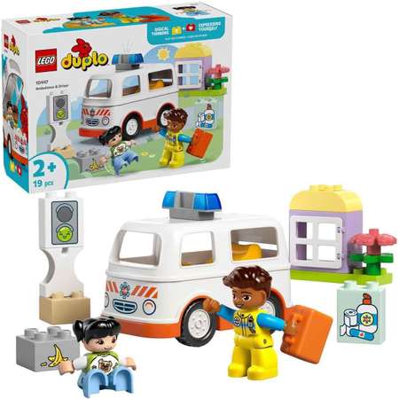 Конструктор LEGO DUPLO Машина скорой помощи блочный
