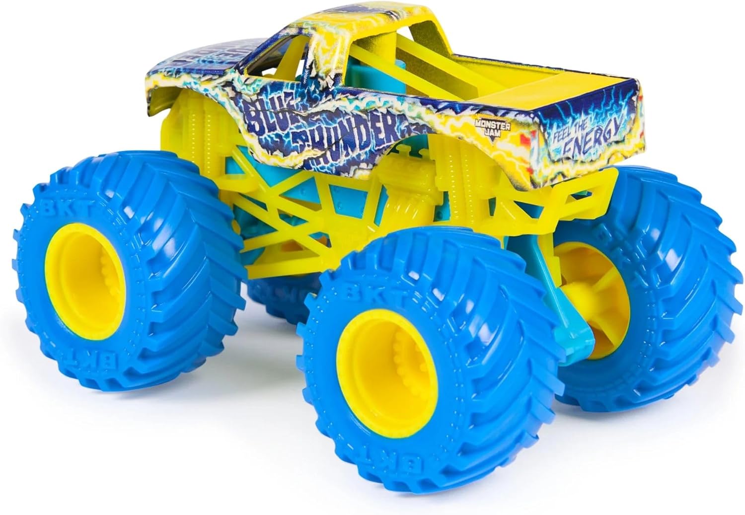 Монстр-трак Monster Jam Blue Thunder 1:64 6044941/20157742 - фото 2