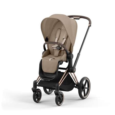 Коляска 2в1 Cybex Priam IV Rosegold бежевый