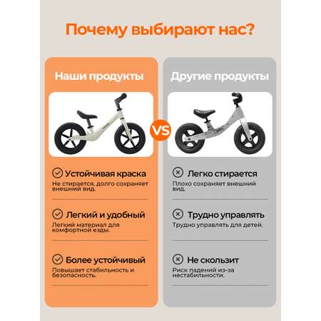 Двухколесный беговел Mompush