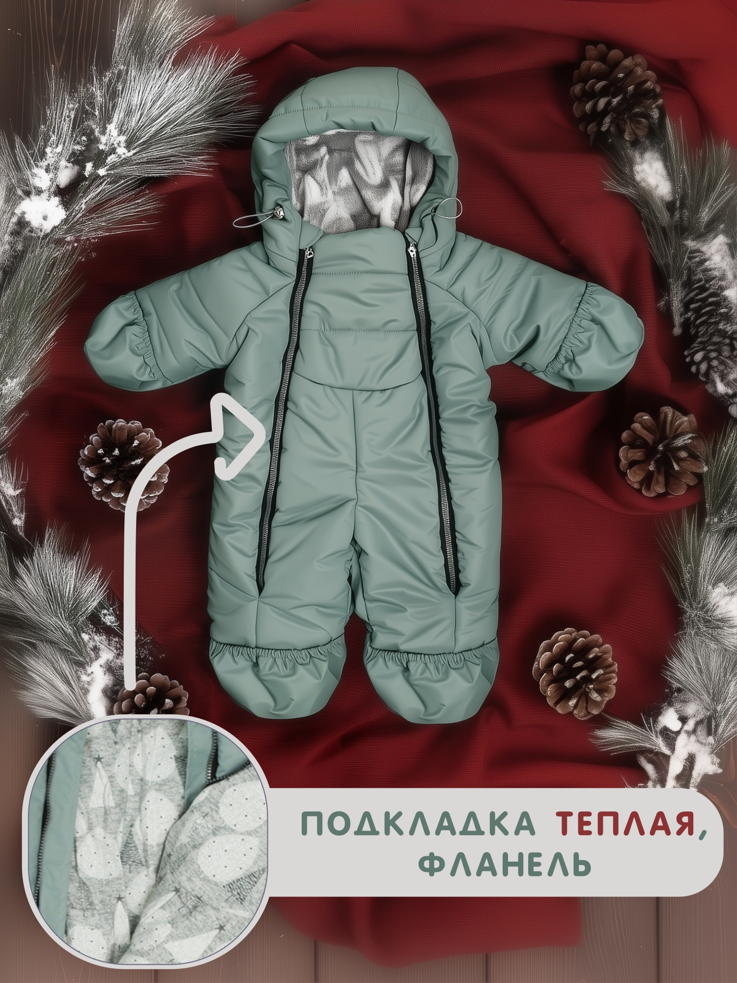 Комбинезон СОННЫЙ ГНОМИК 2034/3 - фото 11