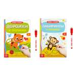 Набор многоразовых книжек Буква-ленд Пиши-стирай Лабиринты и путаницы