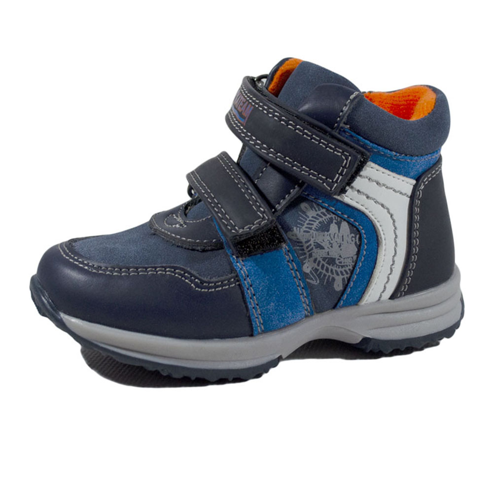 Ботинки Europen R806216102-SV EUROPEN Ботинки для мальчика,темно-синий кожа - фото 1
