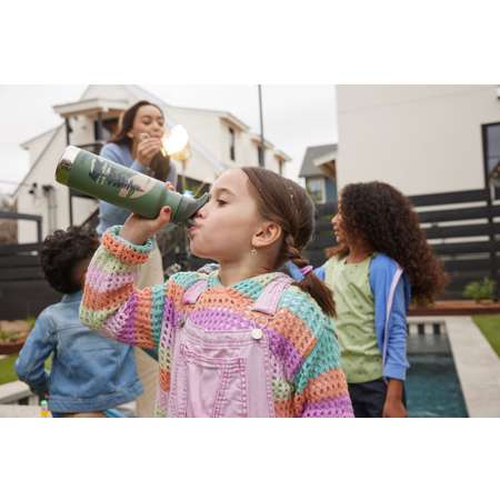 Детская термобутылка Klean Kanteen Insulated Kid Classic Flip Sport 12oz (355 мл) Mountain Scape