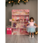 Домик для кукол PAREMO 121 см с мебелью